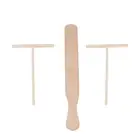 3 Pcs Crepe Pan Maker crepe spreader stick pancake spreader Pancake Flipper