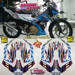 SUZUKI 鈴木 SATRIA FU F 150 BARONG 2012 摩托車裝飾貼紙 STRIPING R 150