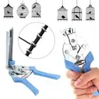 Wire Fencing Mesh Cage Hog Ring Plier Bird Chicken M Clips/Staples Hand Tools
