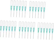 iplusmile 5sets Essential Oil Dropper Set Needle Oiler Bottles Perfume Applicator for Gentle Use 6pcs*5