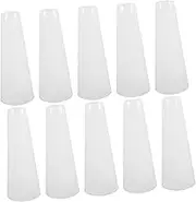 LIFKOME DIY Craft Essential 10pcs Plastic Yarn Cones Tapered Bobbins for Thread Winding Sewing Knitting Projects Line Holder