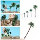 Landscape Coconut Palm Tree Scenery Craft Train Railroad Scenery Tree Model