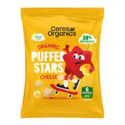 Organic Ceres Organics Puffed Stars Cheese 80g – Fresh, healthy organic delivery | Doorstep Organics