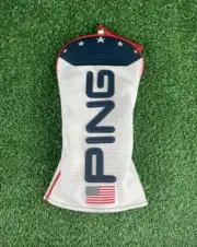 PING Limited Edition US Open Ping Driver Head Cover Red/White/Blue New USA