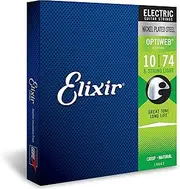 Elixir Strings - Nickel Plated Steel Electric Guitar Strings with OPTIWEB Coating - Elixir Electric Guitar Strings - 8-String Light (.010-.074)