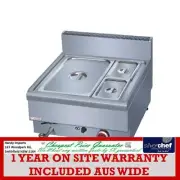 FED COMMERCIAL BAIN MARIE WITH 1/1 GN PAN & LID BENCH TOP HOT FOOD JUS-TY-2
