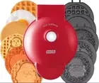 Dash Mini Waffle Maker System with Removable Plates and Storage Case - Brand New