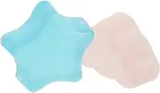 2pcs Bath Soap Ceiling Fan Light Switch Transparent Corner Handmade Facial Soap Cosmetic Bottle Dispenser Textured Gloves Bottle Dispenser Cute Washing Soap