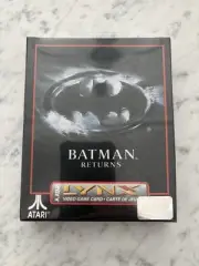 BATMAN RETURNS Atari Lynx NEW Cartridge and Manual NEW SEALED GAME