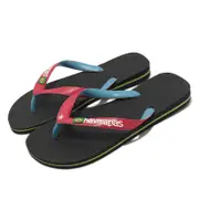 Havaianas 拖鞋 Brasil Mix 男鞋 黑 藍 紅 夾腳拖 人字拖 巴西 小國旗 哈瓦仕 經典 41232069710U