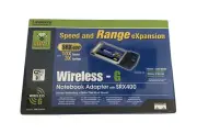 Linksys WPC54GX4 Wireless G Notebook Adapter with SRX400 - New in box Sealed
