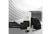 Lockmaster Automatic Sliding Gate Opener Kit 40W Solar 4M 600KG