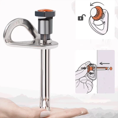 Climbing Holds Stainless Steel Removable Heavy Duty Bolt Hanger and Bolt for