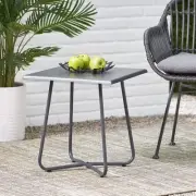 Alder 18" Side Table: Modern & Rustic Style