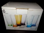 Chateau Orleans 6 Cordials Colored 3.25 oz Shot Glasses - NIB