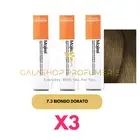 X3 New Majirel 7.3 Blonde Golden L'Oreal Color Permanent Color Hair 3PZ