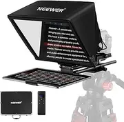 [NEEWER] Teleprompter C12 Modular Design with 15mm LWS Rod Clamp, RT113 Remote, App Control, 12" Beamsplitter, Snap in 501PL QR Plate Compatible with LWS Baseplate Camera Cage Shoulder Rig