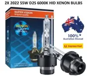 2X D2S D2C 6000K OEM 55W HID XENON HEADLIGHT BULBS FOR TOYOTA HONDA MAZDA AU