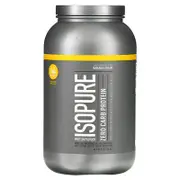 Isopure, Zero Carb Protein Powder, Banana Cream, 3 lbs (1.36 kg)