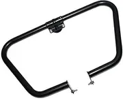AEspares Compatible with Royal Enfield Classic Electra Front Leg Guard Crush Bar Steel Black