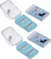 HAPINARY Portable Eraser Cleaners Mini Desktop Crumb Rollers Eraser Cleaner Roller for Home