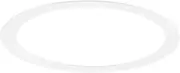 uxcell 1-Pack Goof Rings for 3 Inch Recessed Lights, 3.4" ID 4.1" OD Durable Steel Trim Ring Flush Mount White Can Light Trim Ring Cover for Ceiling Can Downlights