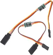 jojofuny Universal Rotation Inverter 2 Pack High Voltage Steering Gear 3v-24v Invert Signal for Airplane Toys