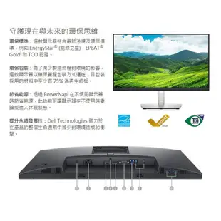 戴爾DELL P2422H-4Y 24型窄邊美型螢幕顯示器 (原廠4年保固) 限時加碼送原廠喇叭