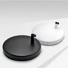Desk Lamp Base 19cm Round Weighted Base Metal Base for Table