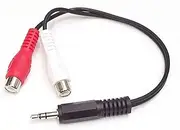 StarTech.com MUMFRCA 6in Stereo Audio Cable - 3.5mm Male to 2X RCA Female