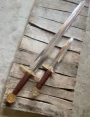 Japanese Battle Sword Samurai Katana Sharp Carbon Steel Blade Full Tang Sword