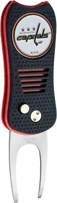 Washington Capitals Switchblade Divot Tool with ball marker magnet attach