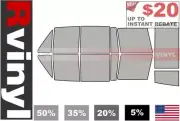 Rtint Precut Window Tint Kit for Isuzu Trooper II 1990-1991 Tinting Films (for: Isuzu)