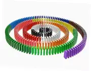 120pcs Bulk Dominoes, Wooden Domino Blocks, for Kids Birthday Kids Racing Toy