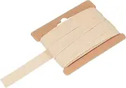 uxcell 1/2 Inch Single Fold Bias Tape Cotton Continuous Bulk Bias Tape for Sewing, Seaming Quilting Hemming Binding Crafts (Khaki 10 Yards)