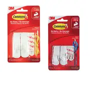 Command Hooks 2pk (Box of 6) - Medium