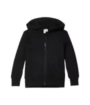 #4K!DS 294001 Kids Essential Zip Front Hoodie Black XL (18-20 Big Kid)