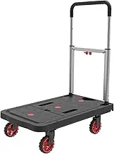 BLUETTI Trolley Cart for AC200P AC200MAX AC300 B300 B230 EB70 EB240 SP200 PV200, Anti-slip Platform Hand Truck Foldable for Easy Storage, Universal Wheels with 330 lbs Weight Capacity