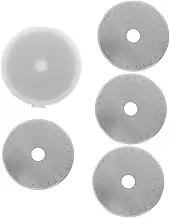Gadpiparty 5Pcs Replacement Rotary Cutter Blades Sharp Cutting Blades for Sewing Patchwork and Quilting Durable Versatile Crafting Tool