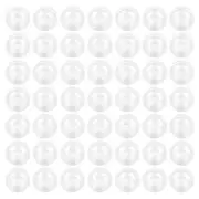 100 Pack 1.1 Inch Translucent Round Capsules Vending Machine Empty Containers