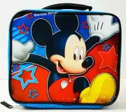 Lunch Bag Disney Mickey Mouse Lunch Box Travel Snack Bag Sack Kids Tote New