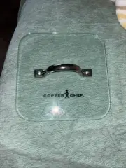 Copper Chef Glass Lid Rimless Square 7 3/4" Cookware Panini & Hamburger Press