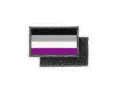 Flag patch printed badge country asexual