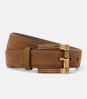 [Etro] Etro Suede belt Inch 33.5 brown