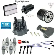 Tune Up Kit Filters Cap Rotor Spark Plugs Wire for Toyota Tacoma 2.4L 2.7L 95-97 (for: Toyota)