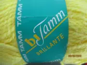 Omega Yarns biTamm Brillante AMARILLO Yellow Acrylic Bld 3.5 oz Worst Wt #4