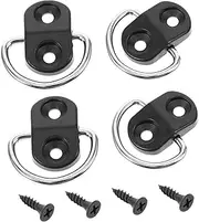Alipis 4Pcs Rear Trunk Hook for Car Cargo Durable Tie Down Anchors for Truck Bed Trailer Cargo Net Accessories Secure Luggage Storage for Vehicles