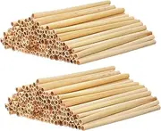 BESPORTBLE 2sets Bee Reed Tubes Bee House Reed Tubes Refill for Equipment 100pcs*2