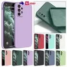 For Samsung S25 S24 Ultra S23 FE S22 S21 S20Plus Liquid Silicone Case Soft Cover
