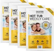 Bio Ouster 3in1 Weekly Hot Tub Cleaner, Conditioner, Clarifier - Hot Tub Chemicals, Inflatable Hot Tub Chemicals, Spa Chemicals for Hot Tub, Spa Cleaner Hot Tub Clarifier, Spa Clarifier (4 Week Kit)